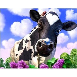 Cow Heart DIY 5D Full Round Drill Diamond Painting